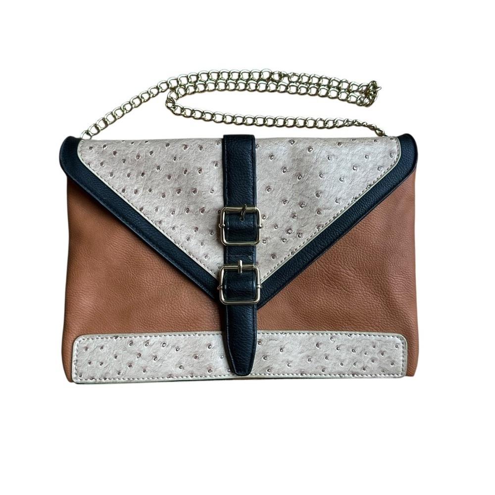 Steve Madden Envelope Clutch Faux Leather Purse